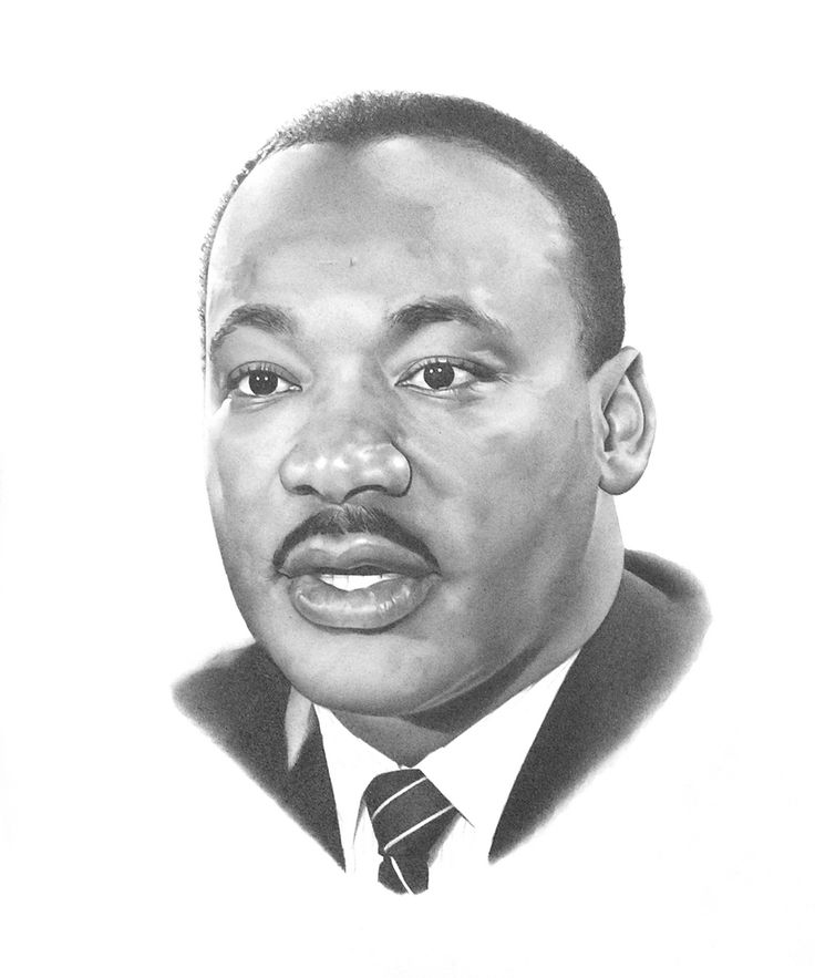 Animal Martin Luther King Sketch Drawing for Adult