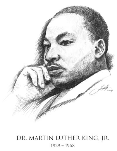 400x516 Martin Luther King Jr. My Hero - Martin Luther King Sketch