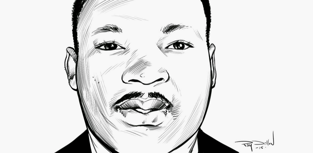 1310x640 Ray Dillon Sketches Martin Luther King Jr Drawing 1310 640 In Of - Martin Luther King Sketch