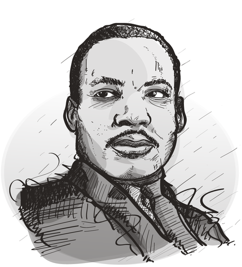 Martin Luther King Sketch at Explore collection of