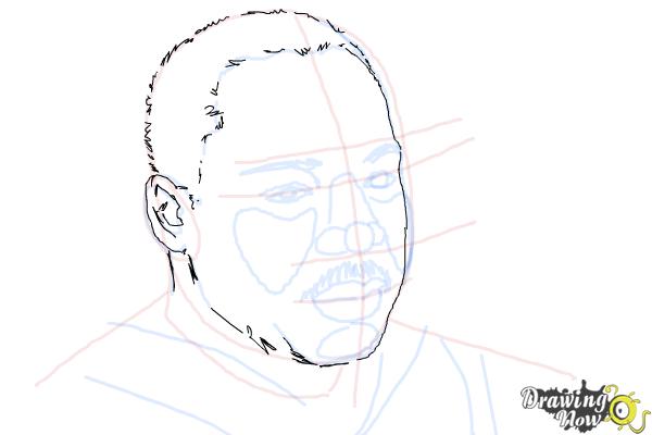 600x400 How To Draw Martin Luther King Jr - Martin Luther King Sketch