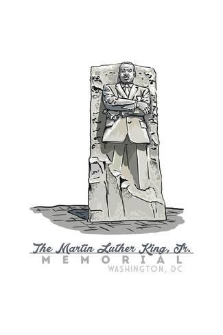 325x488 Washington, Dc - Martin Luther Sketch