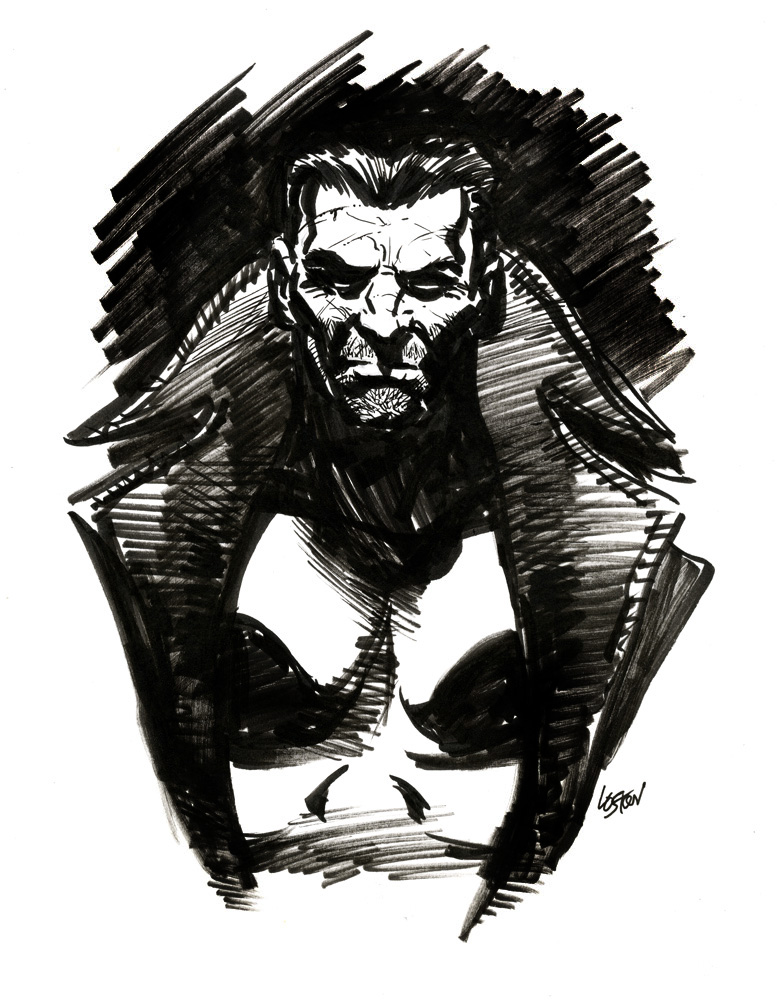 779x1003 Punisher Speed Sketch By Lostonwallace - Marvel Comic Sketches