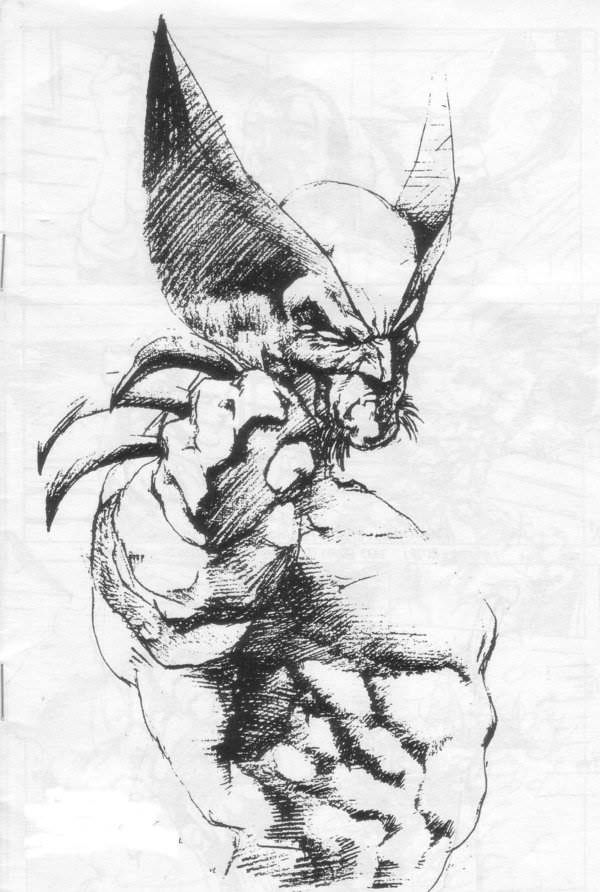 600x892 Theretroinc On Etsy Comic Art Wolverine, Comics - Marvel Comic Sketches
