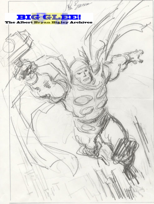 494x652 Big Glee! The Albert Bryan Bigley Archives! - Marvel Comic Sketches