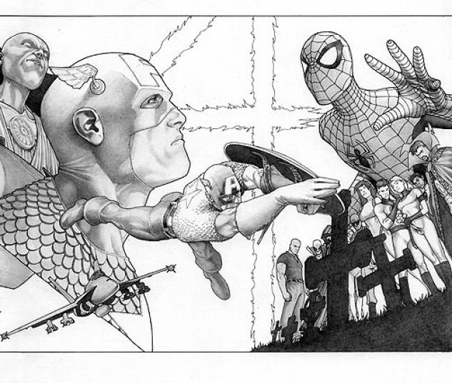 633x537 Civil War (2006) - Marvel Comic Sketches