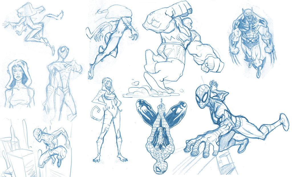 1024x622 Marvel Sketch Dump By Nezart - Marvel Sketch