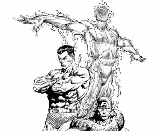 633x537 Steve Rogers Super Soldier (2010) - Marvel Sketch