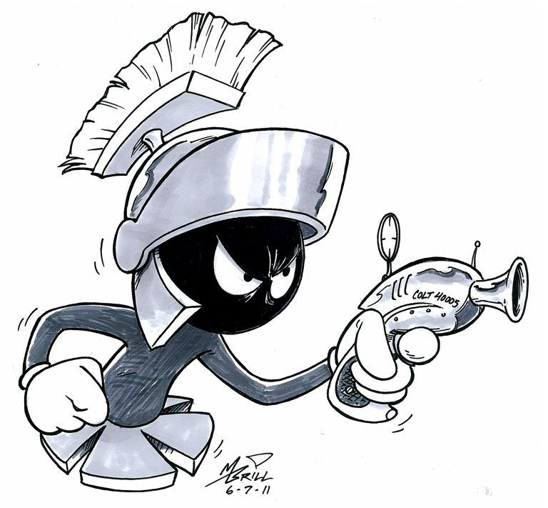 Marvin The Martian Sketch at Explore collection of