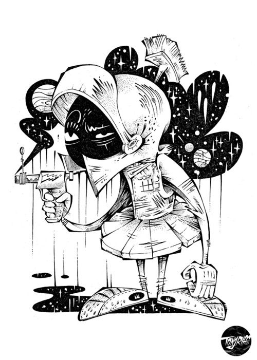 500x701 Pin By The Martian On Randon Martian Pictures Marvin - Marvins Sketch