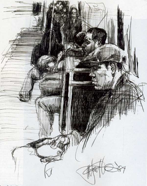 600x759 Sketching In Ink Frees You - Marvins Sketch