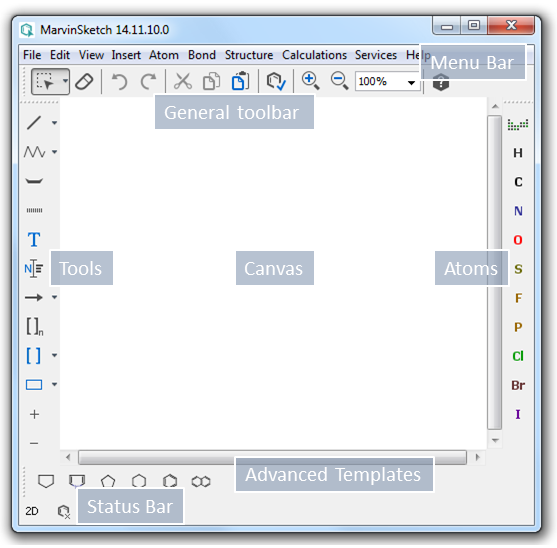 557x548 Marvinsketch Graphical User Interface - Marvinsketch