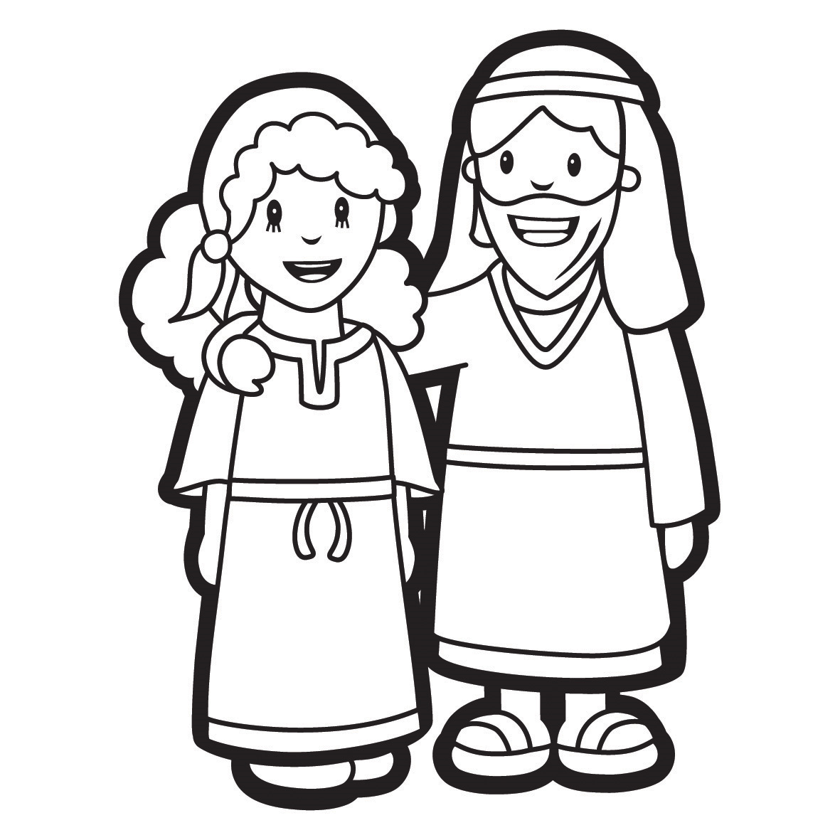1181x1181 Mary Amp Joseph Lootro - Mary And Joseph Sketch
