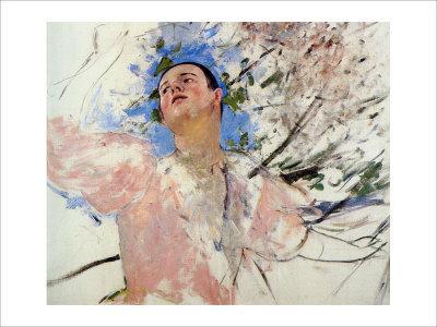 400x300 Sketch Of A Young Woman Picking Fruit Giclee Print By Mary Cassatt - Mary Cassatt Sketches