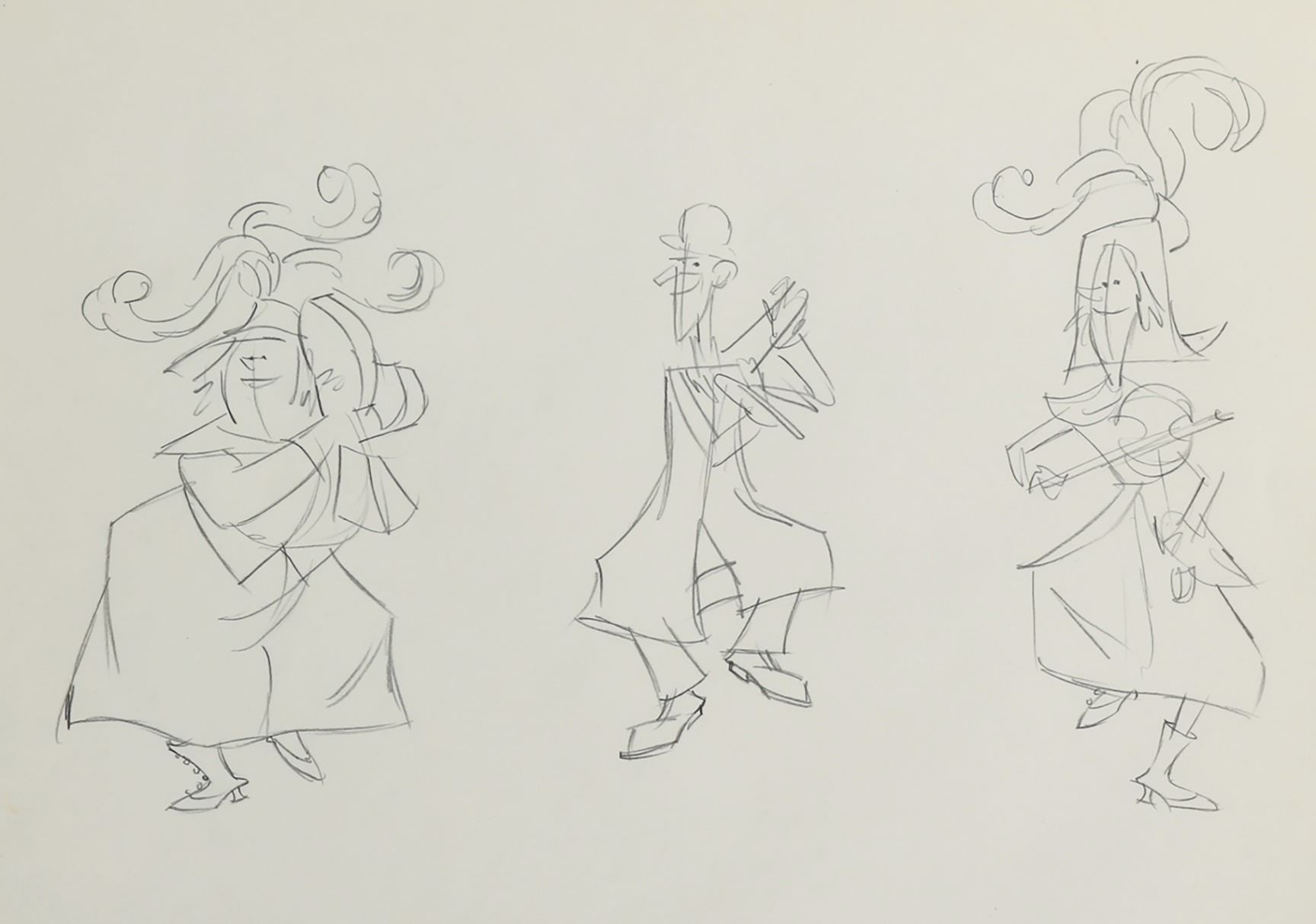 1728x1214 Pearly Production Drawing From Mary Poppins. - Mary Poppins Sketch