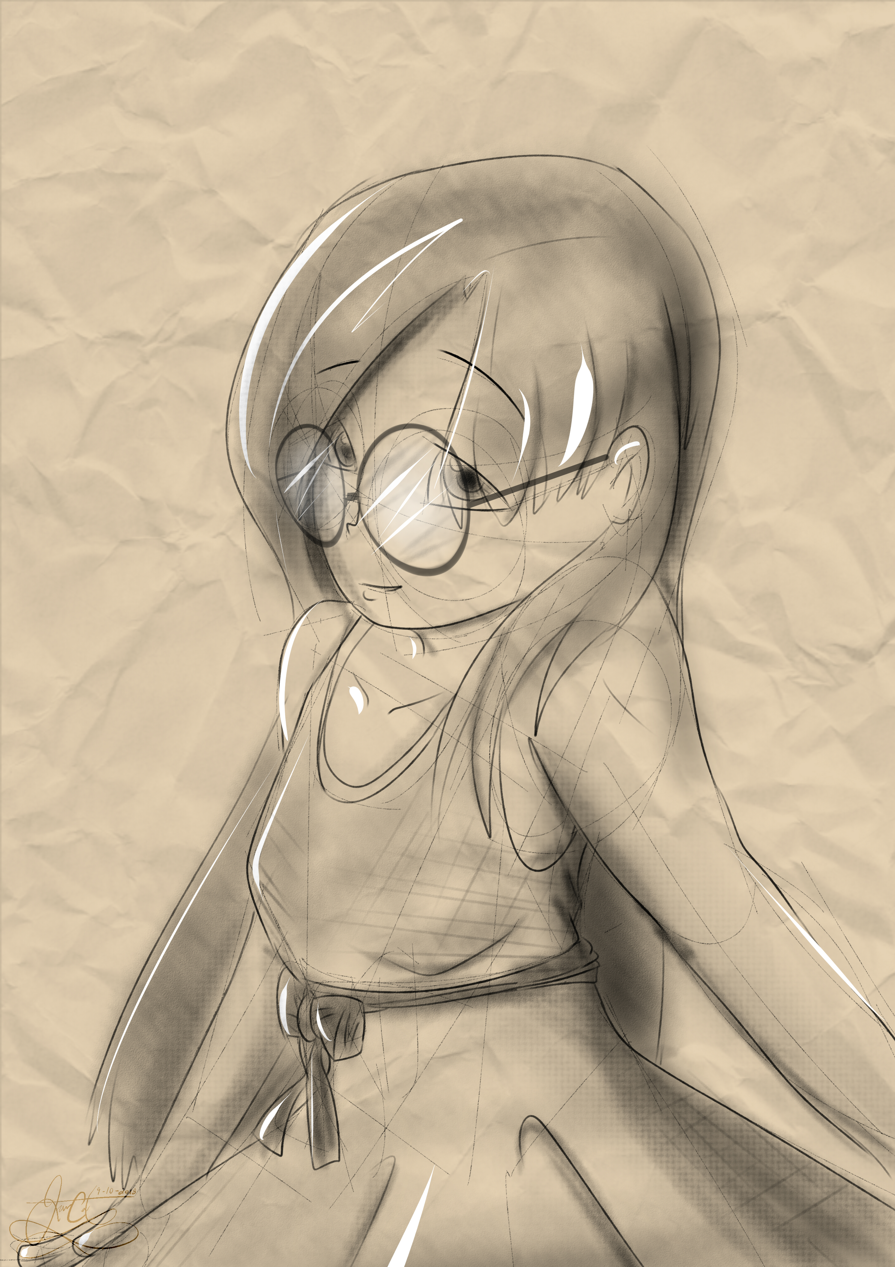 2893x4092 Kittenknight, Mary Sketch Weasyl - Mary Sketch