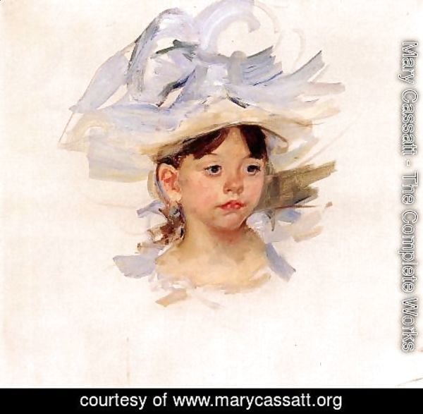 600x587 Mary Cassatt - Mary Sketch