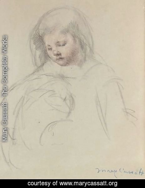 463x600 Mary Cassatt - Mary Sketch