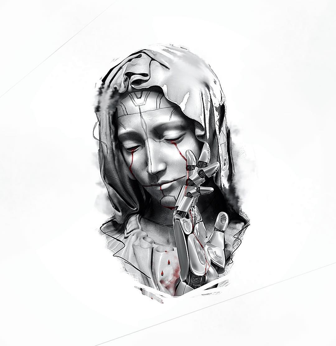 1080x1112 Sketch Art, Pencil Drawings Tag Virgin Mary Archives - Mary Sketch