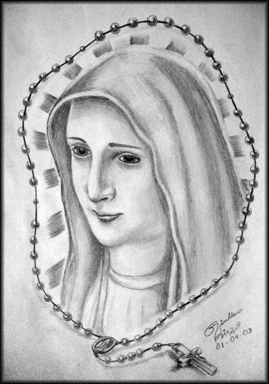 549x783 Virgin Mary Design Sketch For Tattoo By Gilrizzo ( - Mary Sketch