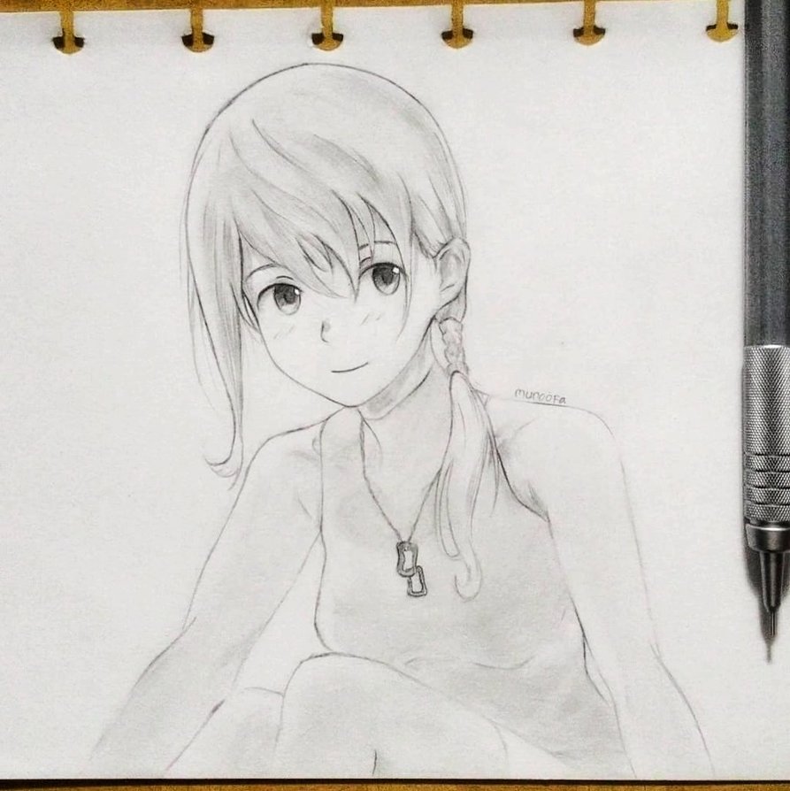 893x894 Mary Sketch By Munoofa - Mary Sketch