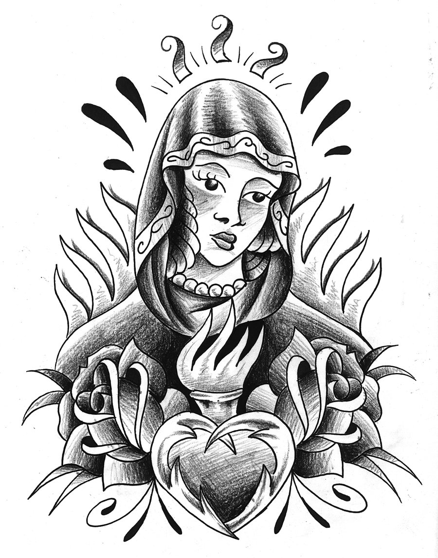 900x1146 Mary Sketch By Sethdavidson - Mary Sketch