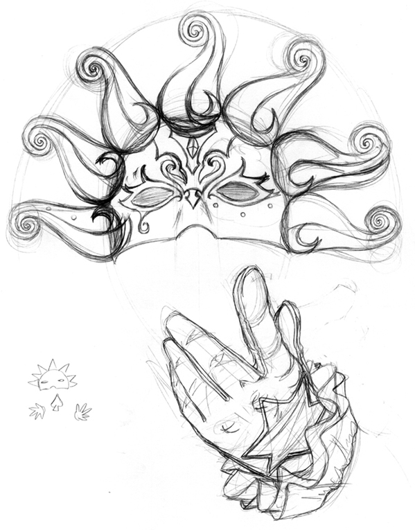 599x765 Sol Mascara - Mascara Sketch