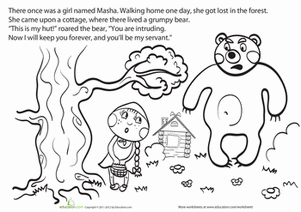 301x212 Masha And The Bear Worksheet - Masha And The Bear Sketch