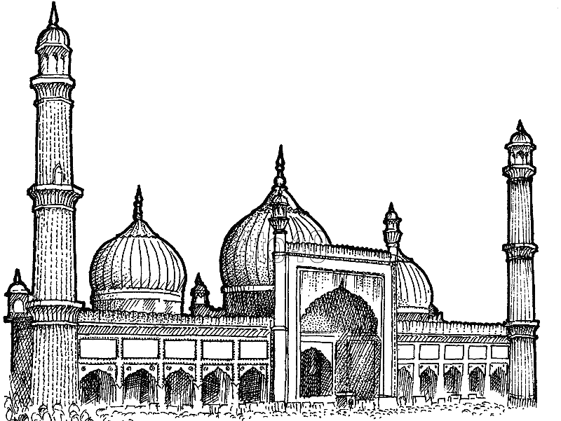 Masjid Sketch at Explore collection of Masjid Sketch