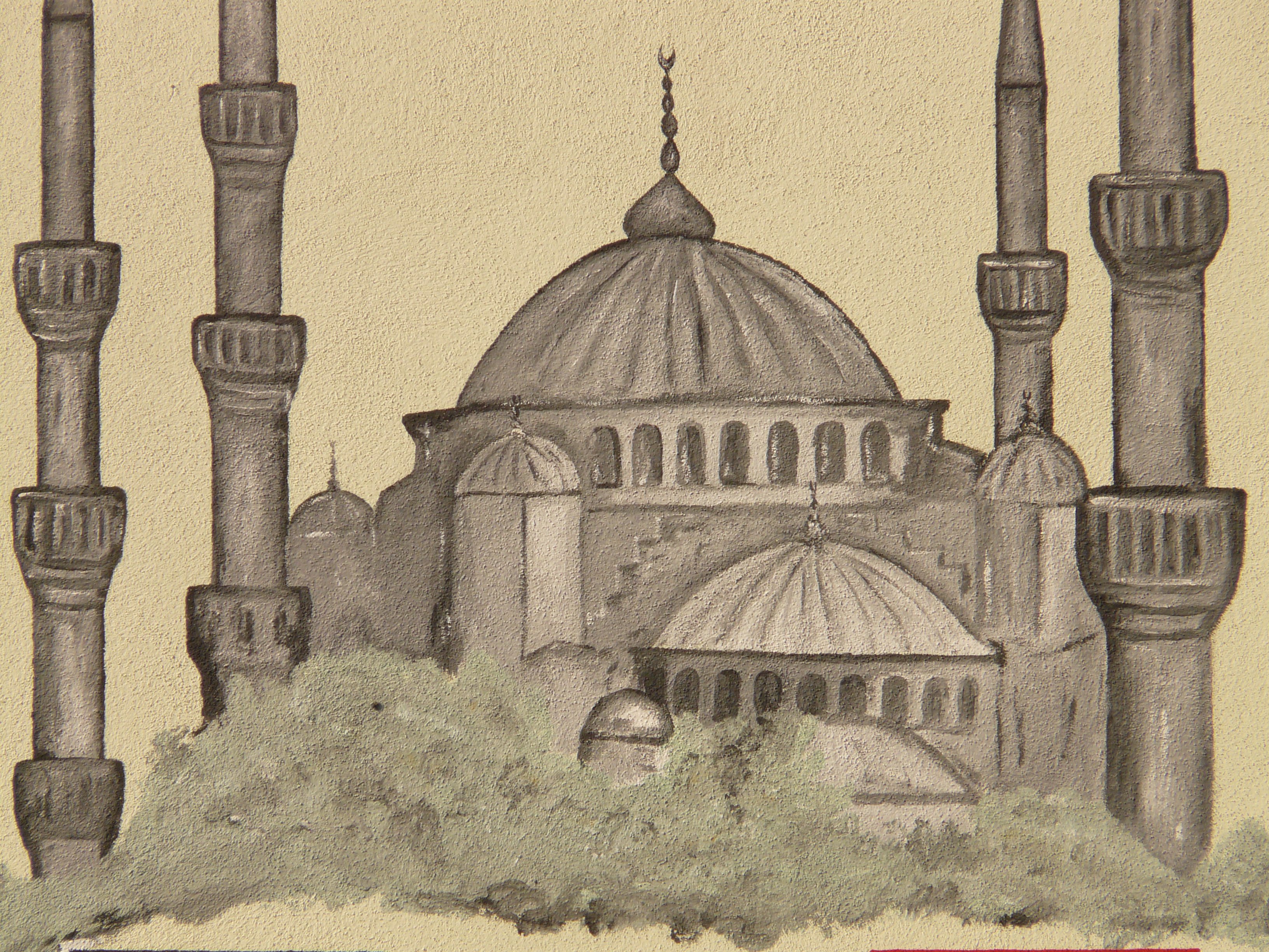 Masjid Sketch At PaintingValley.com | Explore Collection Of Masjid Sketch