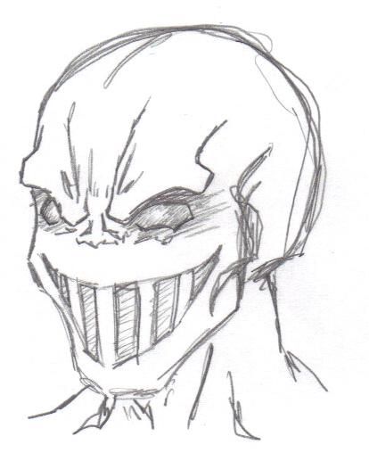 414x517 Concept Sketch Mask 3 By Gaetano125 Draw - Mask Sketch