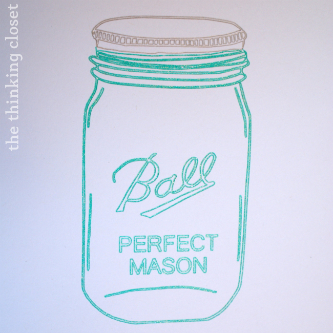 650x650 Mason Jar Art With Sketch Pens Amp Silhouette Giveaway - Mason Jar Sketch