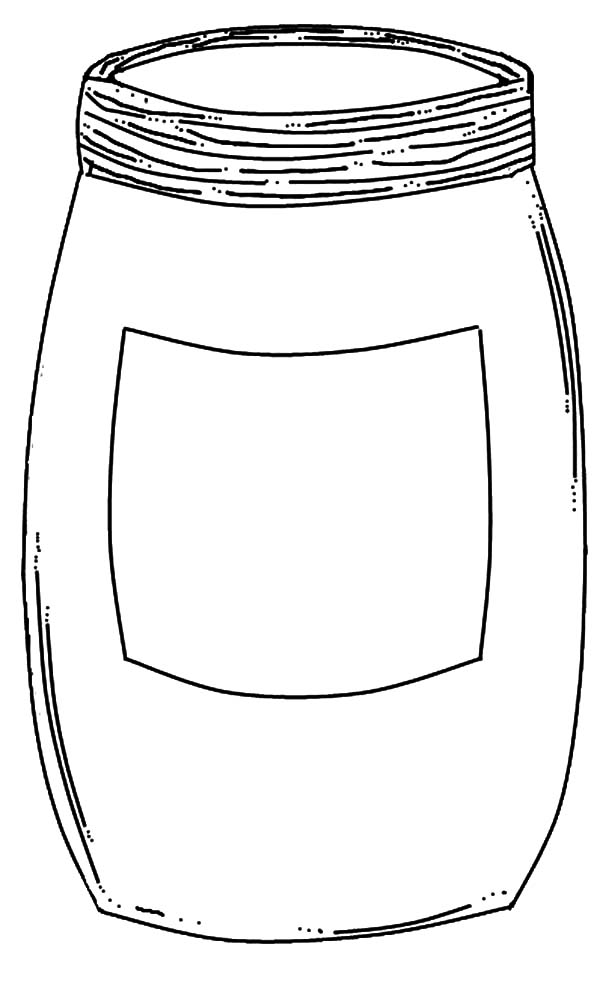 600x989 Mason Jar Clipart Sketch - Mason Jar Sketch