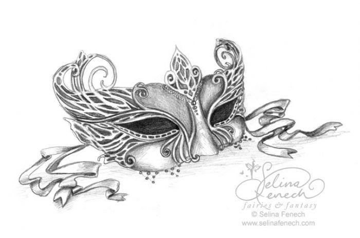 700x463 Masque By Selina Fenech Masquerade - Masquerade Mask Sketch