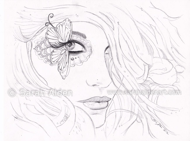 650x482 Sketch Fest! - Masquerade Mask Sketch
