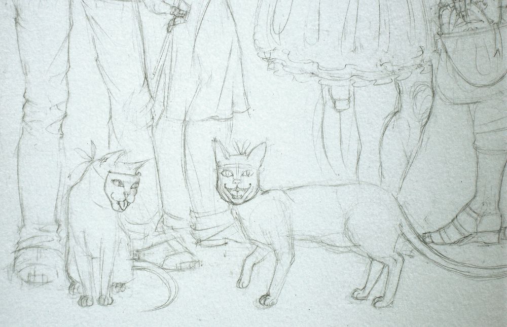 1000x645 Sketch For A New Masquerade Painting Vis Vis Art By Nancy Farmer - Masquerade Sketch