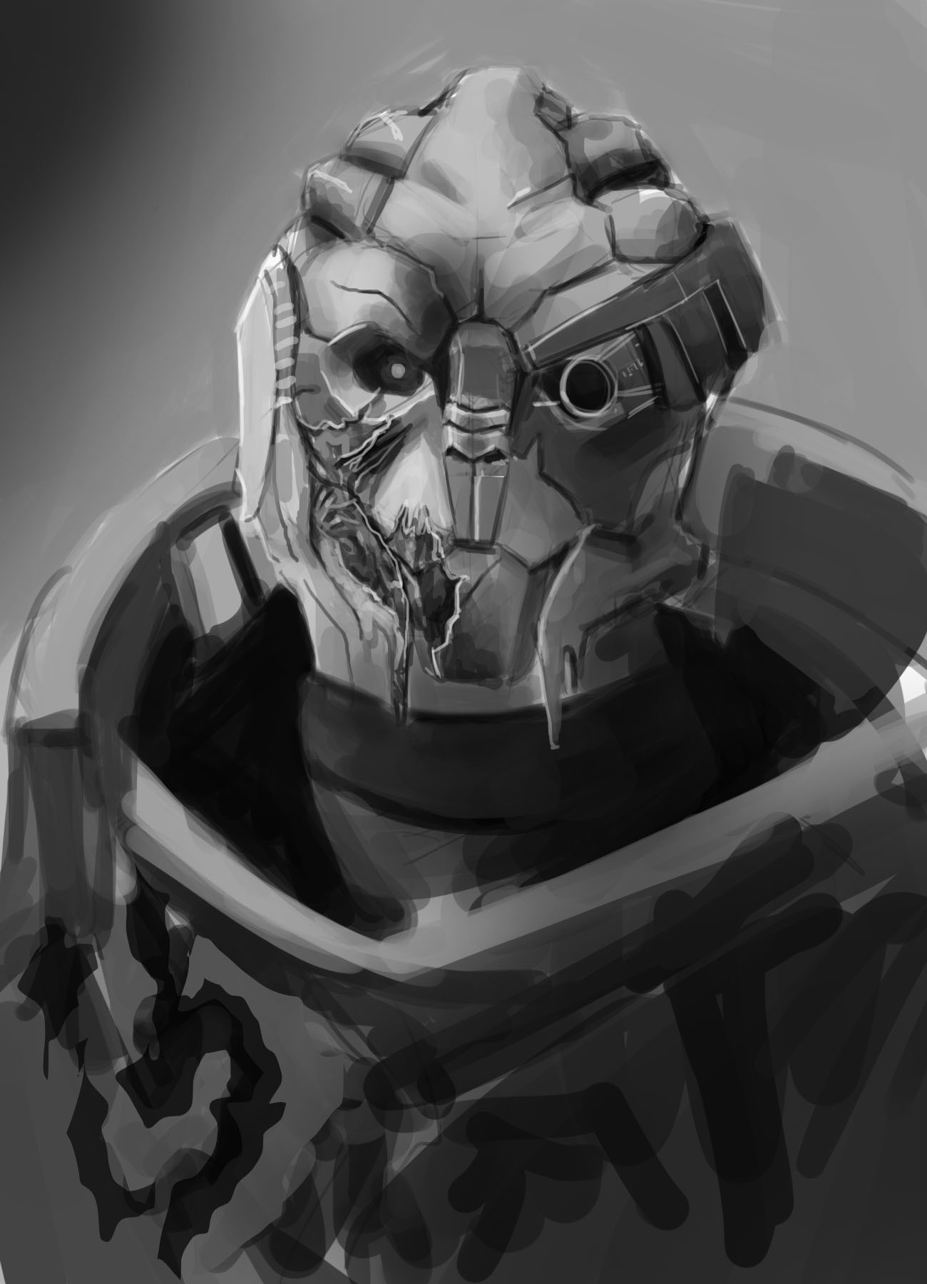 1300x1800 Garcia - Mass Effect Sketch