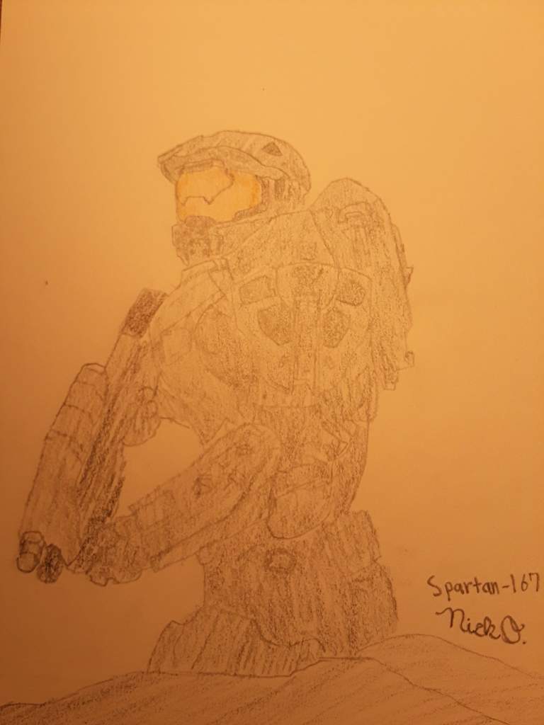 768x1024 Master Chief Sketch (Halo 4) Halo Amino - Master Chief Sketch