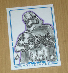 277x300 2017 Topps Star Wars Masterwork Sketch Card 11 Brandon Blevins - Masterwork Sketch