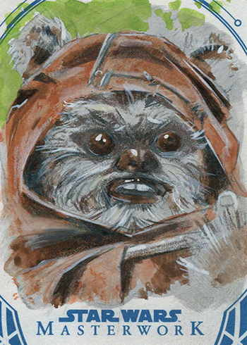 350x490 2018 Topps Star Wars Masterwork Checklist, Details, Release Date - Masterwork Sketch
