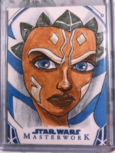 225x300 Ahsoka Tano 2018 Topps Star Wars Masterwork Sketch Card By Glenn - Masterwork Sketch