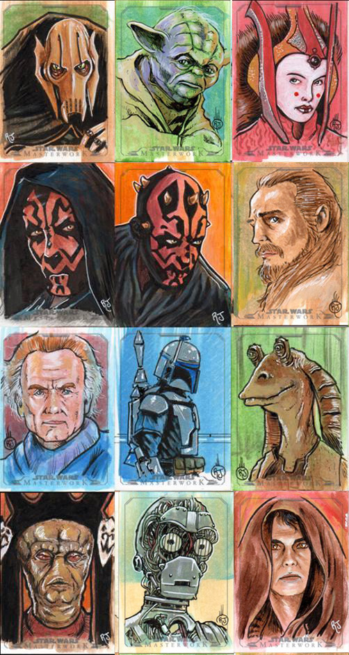 502x941 Star Wars Masterwork The Art Of Robert Jimenez - Masterwork Sketch