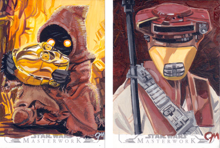 720x484 Topps Star Wars Masterwork Sketch Card By Straycatstudio - Masterwork Sketch