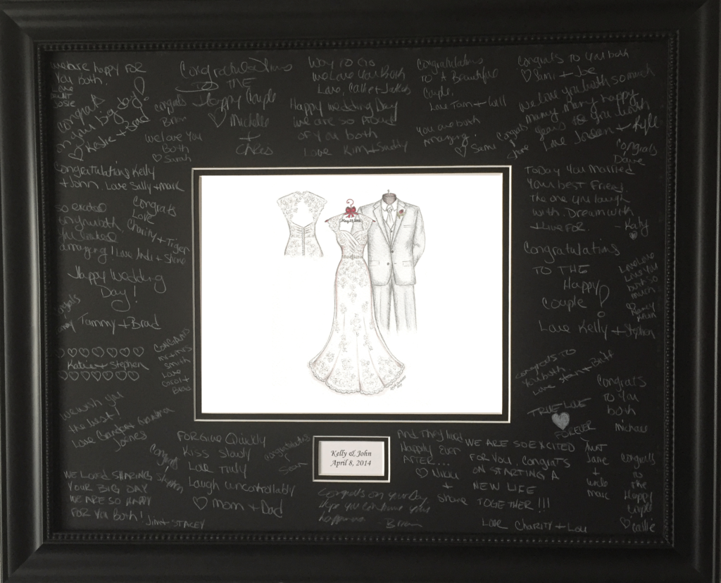 1024x828 Wedding Gift Exchange - Mat Sketch