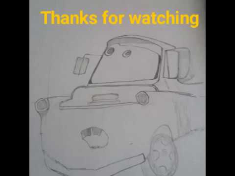 480x360 Mater Sketch.. Cars 3 (0r) Cars Movie - Mater Sketch