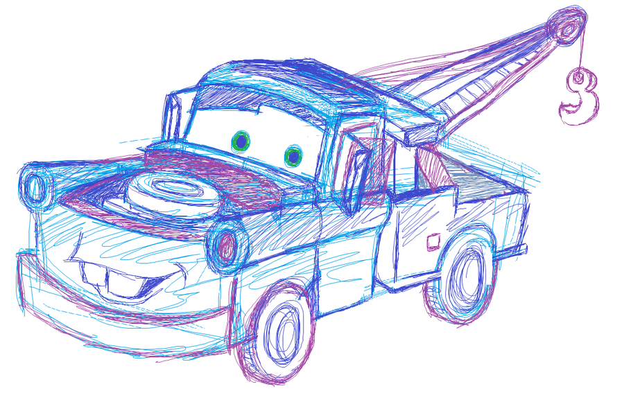 900x574 Mater Sketch By Doodlz18 - Mater Sketch