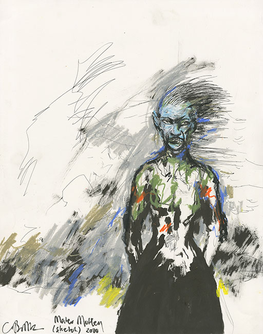 512x650 The Official Clive Barker Website - Mater Sketch