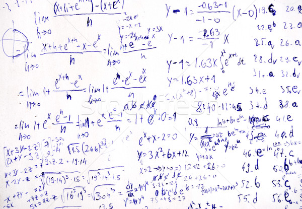 600x415 Math Sketch Formulas On Paper Stock Photo Jasmin Merdan - Math Sketch