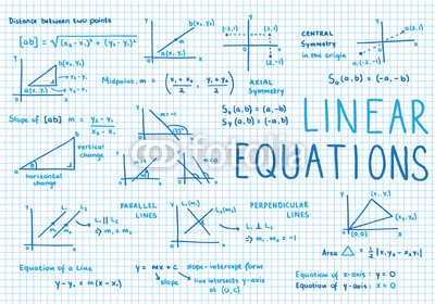 400x280 Sketch Notes Linear Equations [Math] Buy Photos Ap Images - Math Sketch