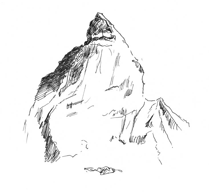 732x671 Garo - Matterhorn Sketch